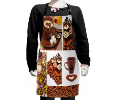 Sweets and Coffee Beans Kids Apron