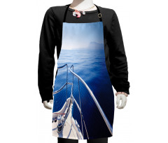 Boat Yacht Ocean Scenery Kids Apron