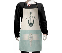 Vintage Marine Anchor Kids Apron