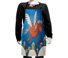 Horse Wings on Building Kids Apron
