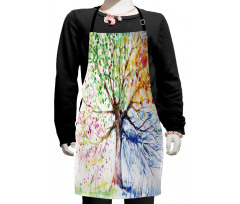 4 Seasons Colorful Kids Apron