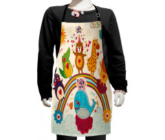 Rainbow Birthday Kids Apron