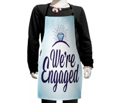 We Are Engaged Kids Apron