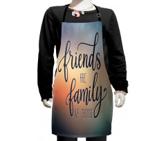 Friends are Family BFF Kids Apron