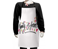 Family is Forever Kids Apron