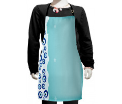 Vertical Shape Border Kids Apron