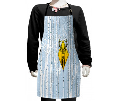 Attention Deer Kids Apron