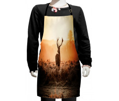 Deer Morning Sun Kids Apron