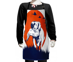 Cocker Dog and Ducks Kids Apron