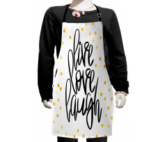 Phrase Dots Kids Apron