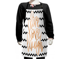 Chevron Art Kids Apron