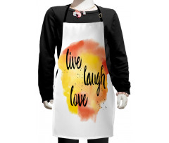 Soft Watercolor Kids Apron