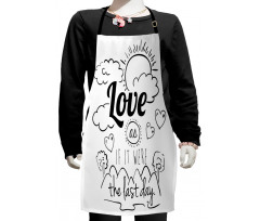 Optimist Message Kids Apron