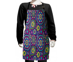 Vibrant Tones Boho Kids Apron