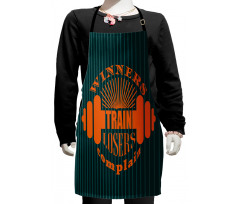 Winners Losers Words Kids Apron