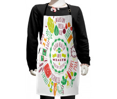 Motivational Text Kids Apron