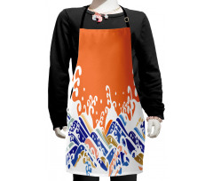 Vibrant Spindrift Kids Apron