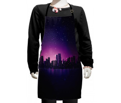 City Skyline Urban Life Kids Apron