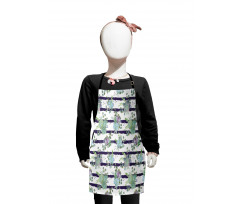 Natural Cactus Pattern Kids Apron