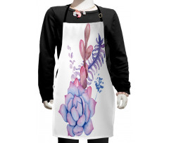 Corsage Wedding Bouquet Kids Apron