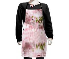 Tender Floral Branch Water Kids Apron