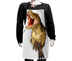 Roaring Vivid T-Rex Kids Apron