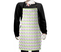 Carnival Lily Flower Kids Apron