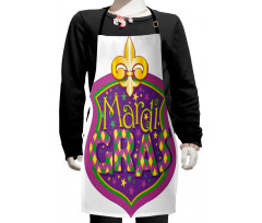 Fleur De Lis Blazon Kids Apron