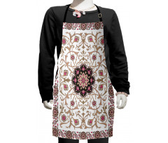 Classic Floral Details Kids Apron