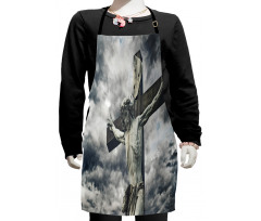 Stormy Dramatic Cloudscape Kids Apron