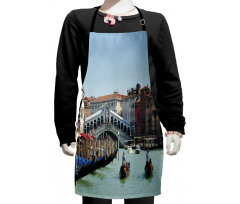 Venice Gondola Canal Photo Kids Apron