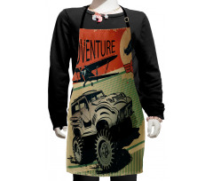 Strong Vehicle Planes Kids Apron