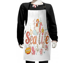 Marine Life Theme Kids Apron