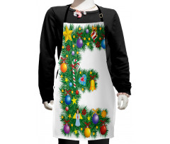 Capitalized E Big Star Kids Apron