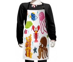 Underwater Wildlife Fun Kids Apron