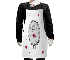 Happy Mammal Apples Kids Apron