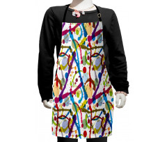 Colorful Splash Kids Apron