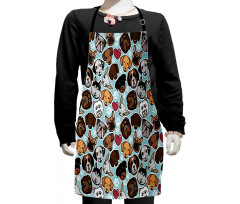 Canine Breeds Love Kids Apron