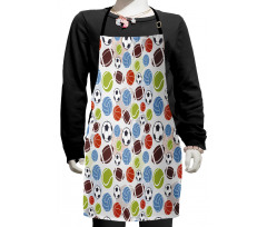 Basketball and Football Kids Apron