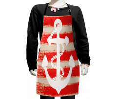 Rope Stripes Nautical Kids Apron