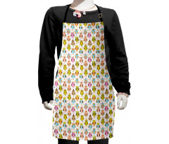 Floral Colorful Kids Apron