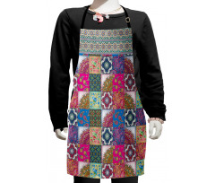 Middle Eastern Paisleys Kids Apron