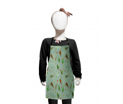 Holiday Tree Pattern Kids Apron