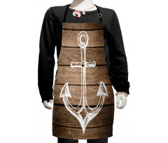 Rustic Planks Kids Apron