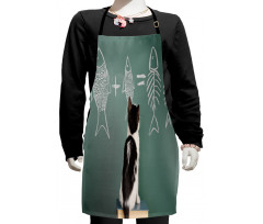 Arithmetic Fish Problem Kids Apron