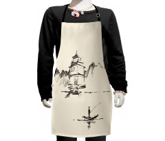 Pagoda Fisherman Kids Apron