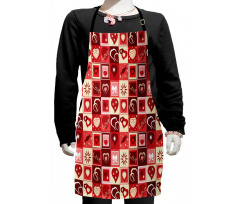 Valentines Day Theme Hearts Kids Apron