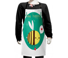 Winking Bumblebee Kids Apron