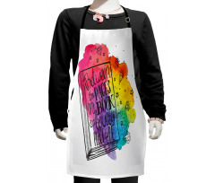 Words Between Pages Vivid Kids Apron