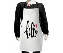 Message with Heart Kids Apron